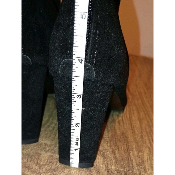 Christian Siriano Faux Suede Knee Boots w/ Unbranded Ankle Booties 9.5 Lot Of 2 - Picture 13 of 14